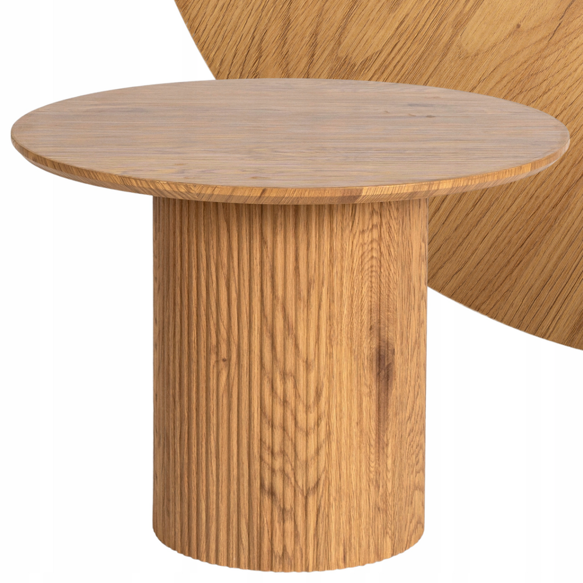 Dubový latkový mini stolík