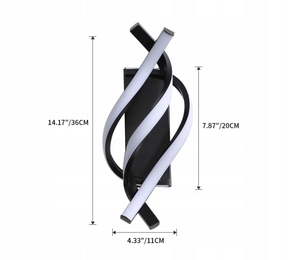 Moderné LED nástenné svietidlo 22W