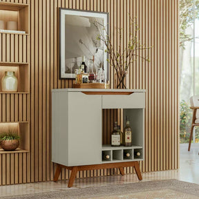 Retro príborník s vinotékou Tokio