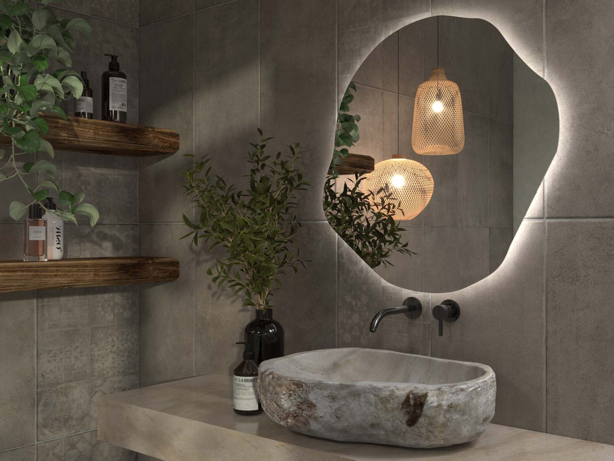 Organické LED zrkadlo s osvetlením A35